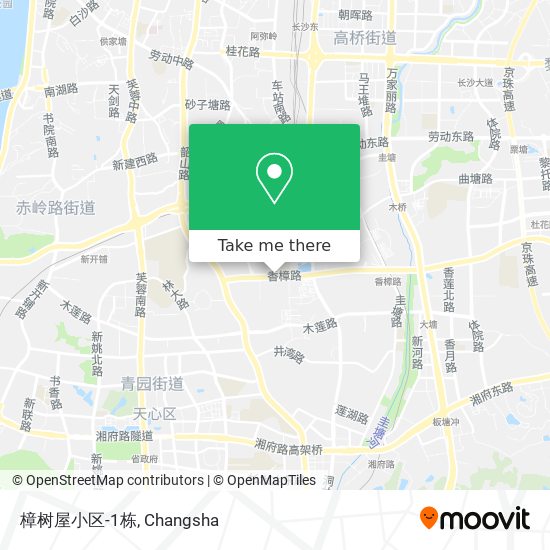 樟树屋小区-1栋 map