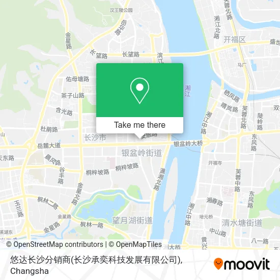 悠达长沙分销商(长沙承奕科技发展有限公司) map