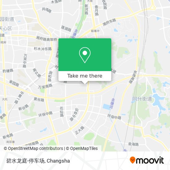 碧水龙庭-停车场 map