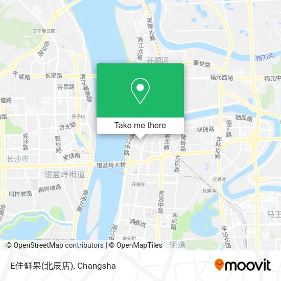 E佳鲜果(北辰店) map