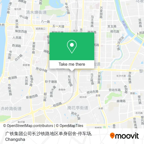 广铁集团公司长沙铁路地区单身宿舍-停车场 map