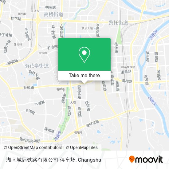 湖南城际铁路有限公司-停车场 map