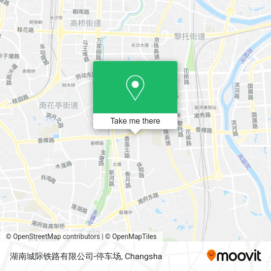 湖南城际铁路有限公司-停车场 map
