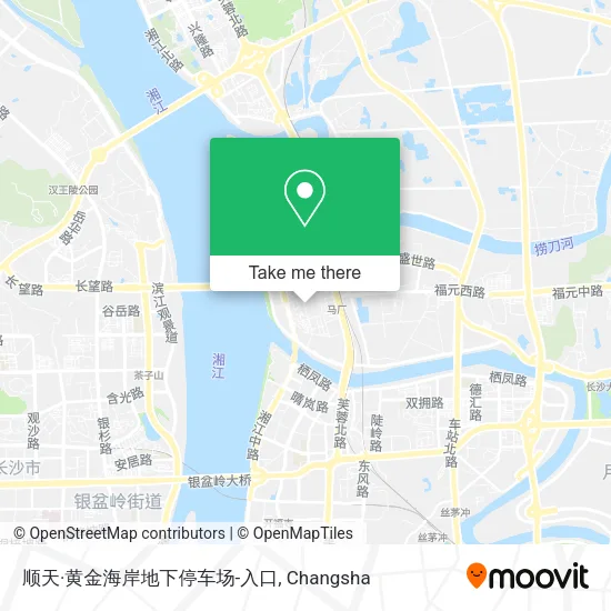 顺天·黄金海岸地下停车场-入口 map