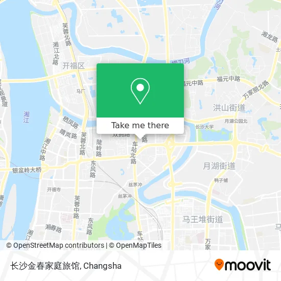 长沙金春家庭旅馆 map