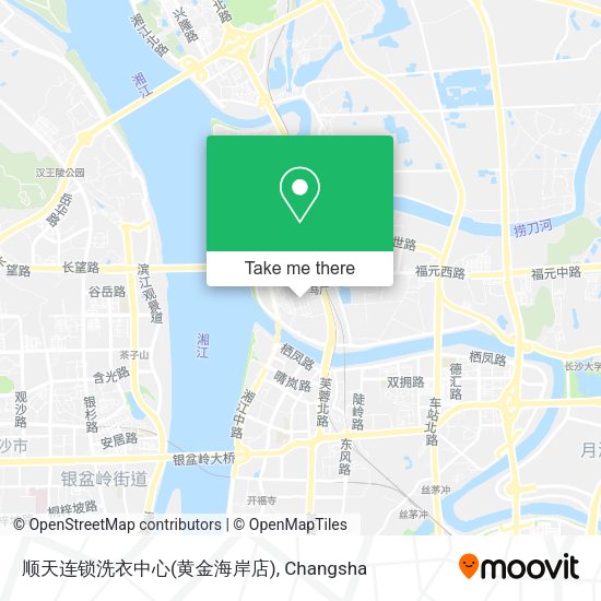 顺天连锁洗衣中心(黄金海岸店) map