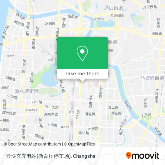 云快充充电站(教育厅停车场) map