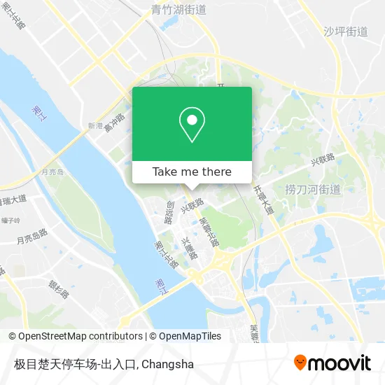 极目楚天停车场-出入口 map