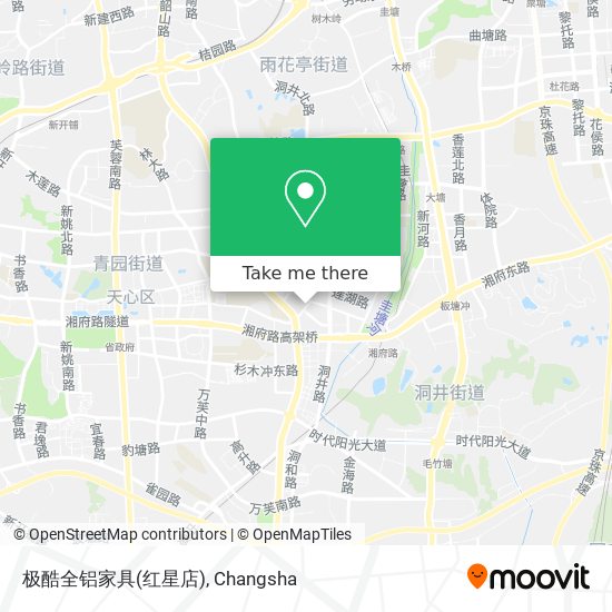 极酷全铝家具(红星店) map