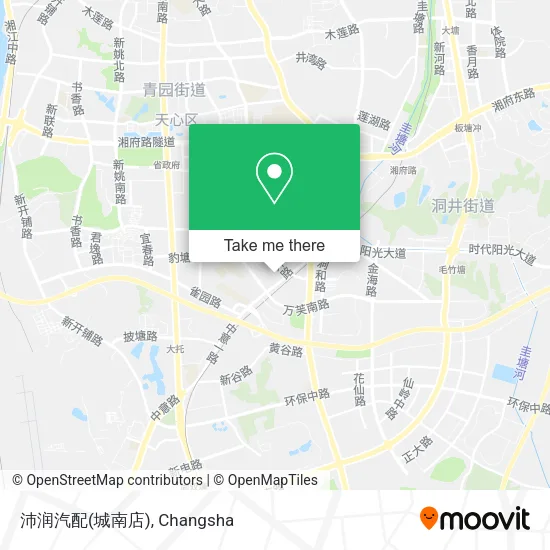 沛润汽配(城南店) map