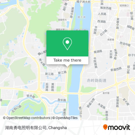 湖南勇电照明有限公司 map