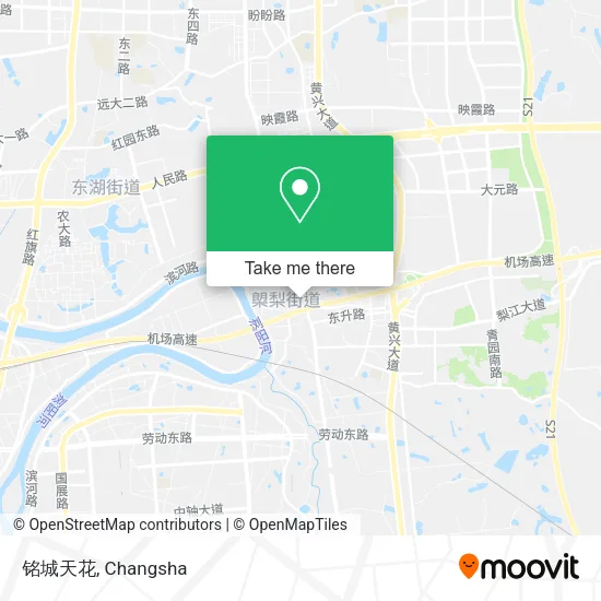 铭城天花 map