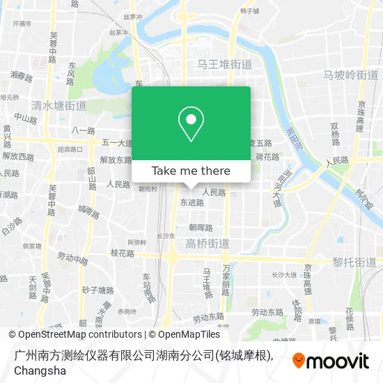 广州南方测绘仪器有限公司湖南分公司(铭城摩根) map