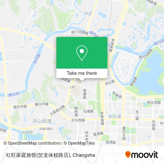 红旺家庭旅馆(贺龙体校路店) map