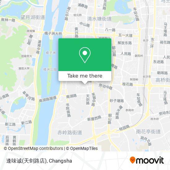 逢味诚(天剑路店) map