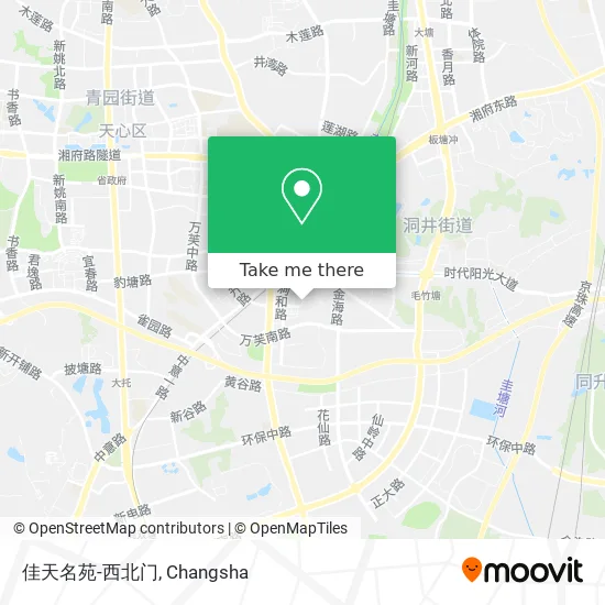 佳天名苑-西北门 map