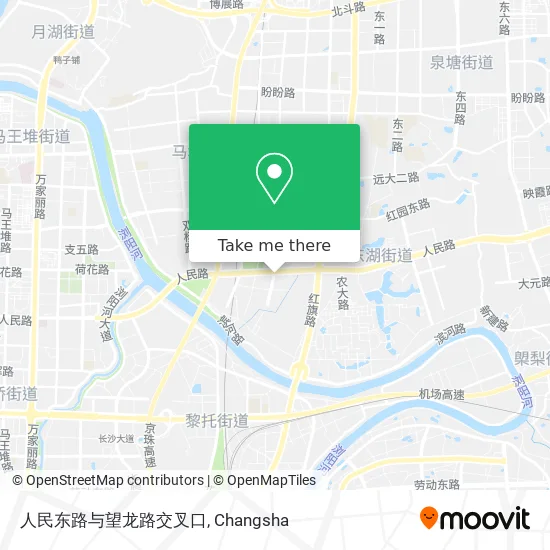 人民东路与望龙路交叉口 map