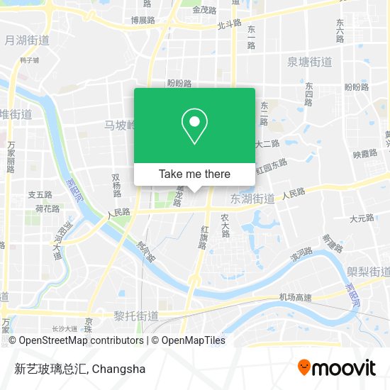 新艺玻璃总汇 map