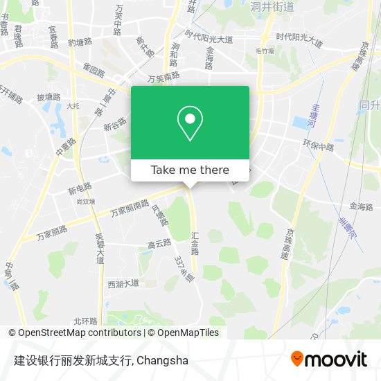建设银行丽发新城支行 map