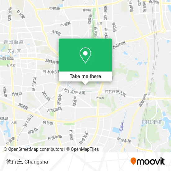 德行庄 map