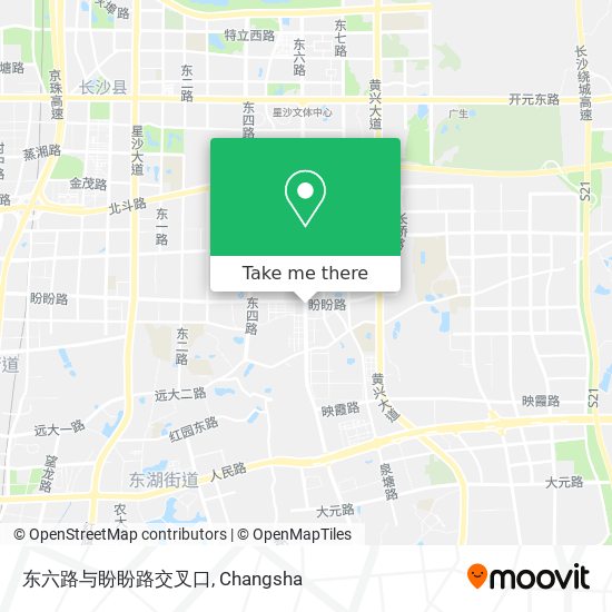 东六路与盼盼路交叉口 map