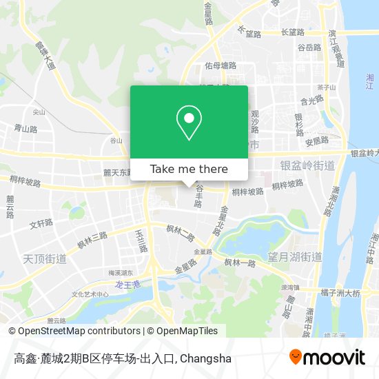 高鑫·麓城2期B区停车场-出入口 map