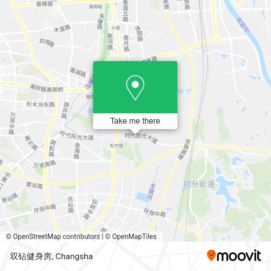 双钻健身房 map