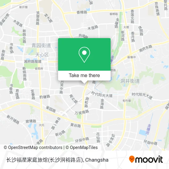 长沙福星家庭旅馆(长沙洞裕路店) map