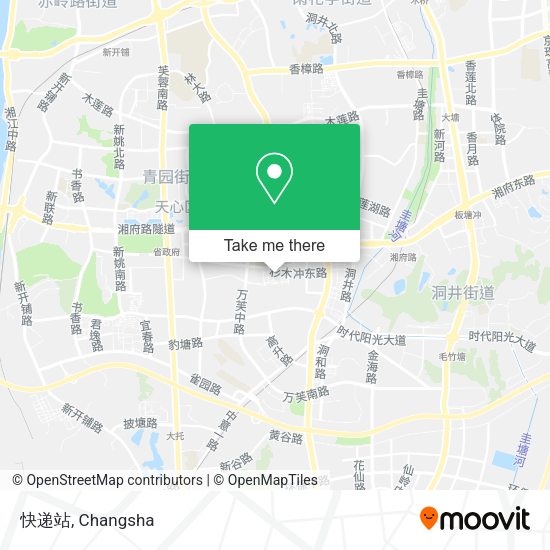 快递站 map