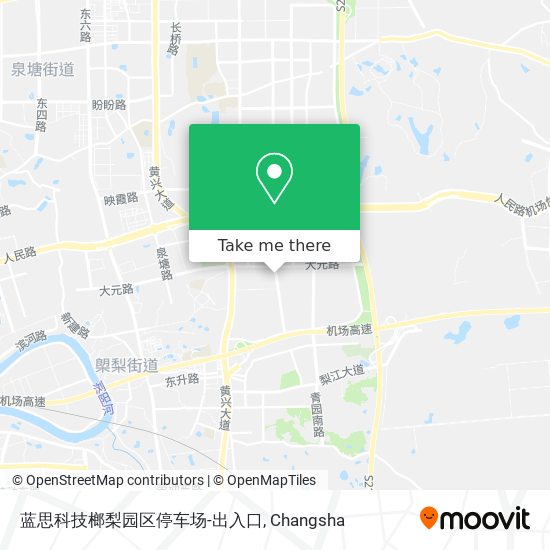 蓝思科技榔梨园区停车场-出入口 map