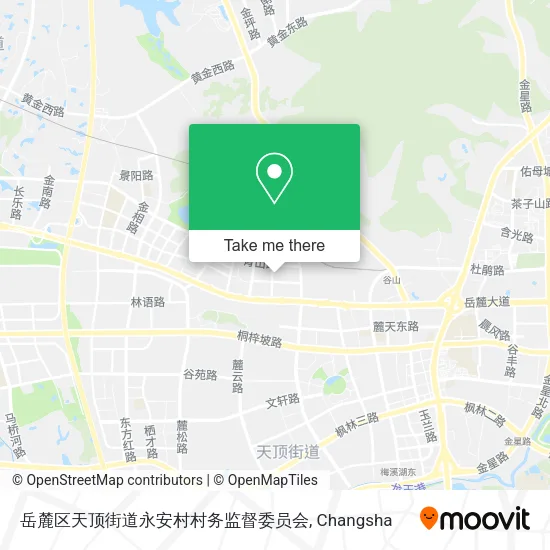 岳麓区天顶街道永安村村务监督委员会 map