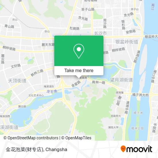 金花泡菜(财专店) map