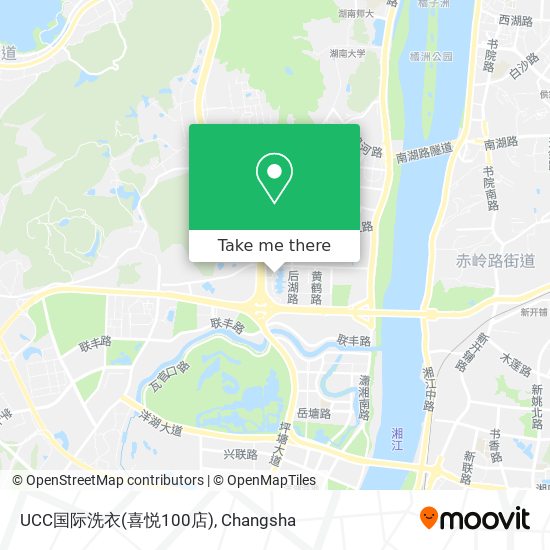 UCC国际洗衣(喜悦100店) map