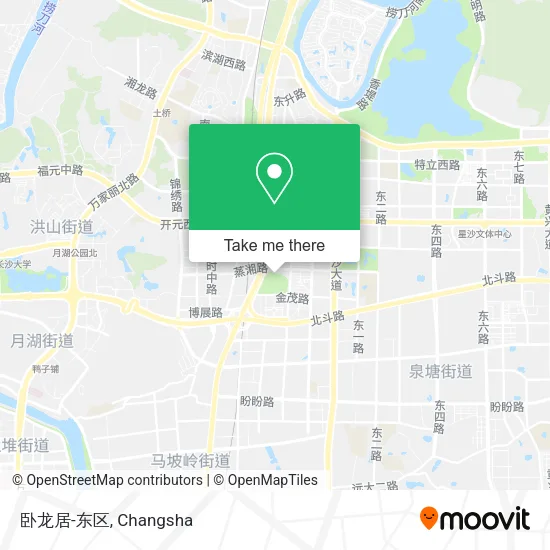 卧龙居-东区 map