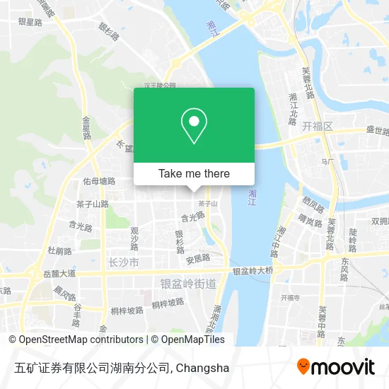 五矿证券有限公司湖南分公司 map