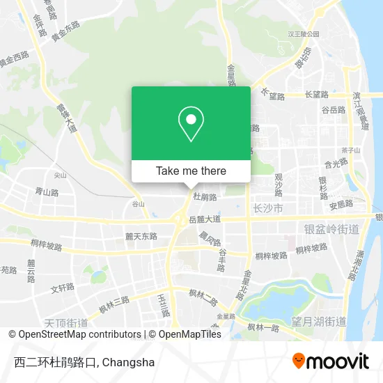 西二环杜鹃路口 map