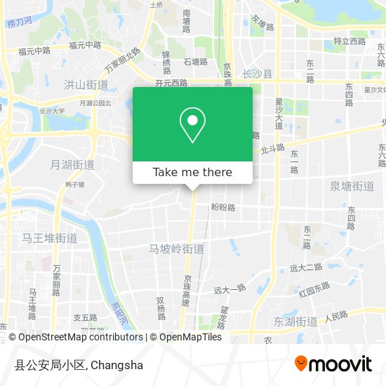 县公安局小区 map