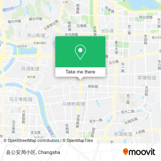 县公安局小区 map