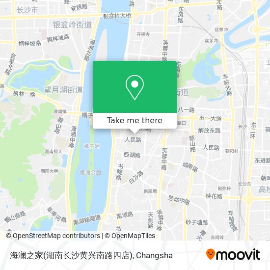海澜之家(湖南长沙黄兴南路四店) map
