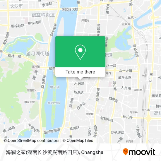 海澜之家(湖南长沙黄兴南路四店) map