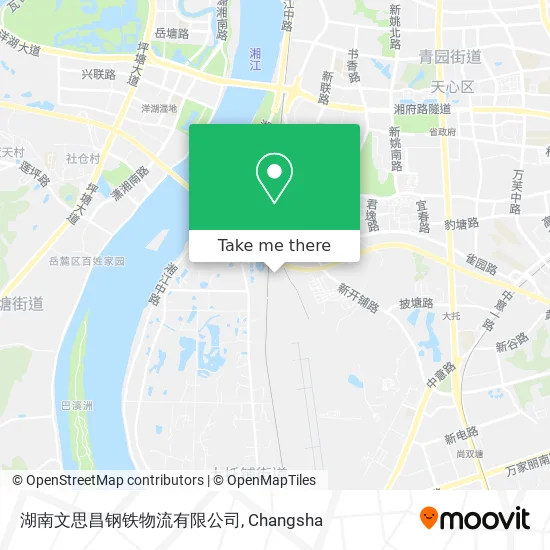 湖南文思昌钢铁物流有限公司 map