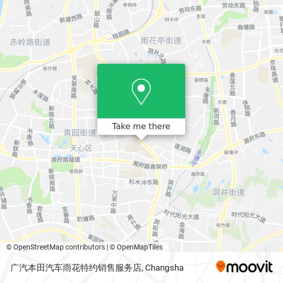 广汽本田汽车雨花特约销售服务店 map