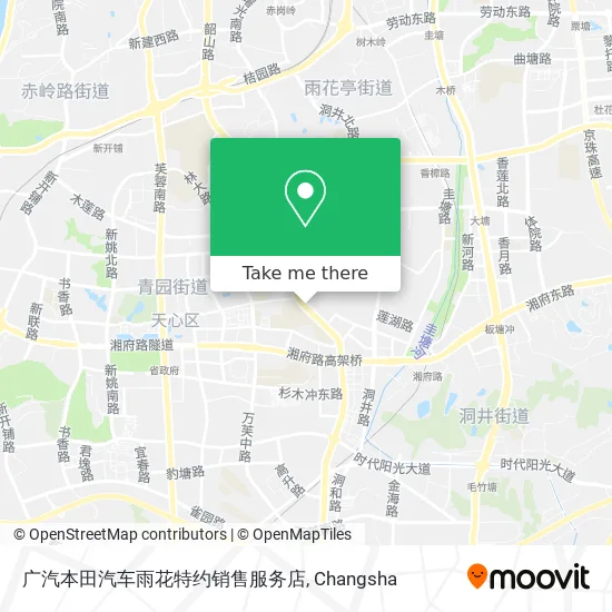 广汽本田汽车雨花特约销售服务店 map