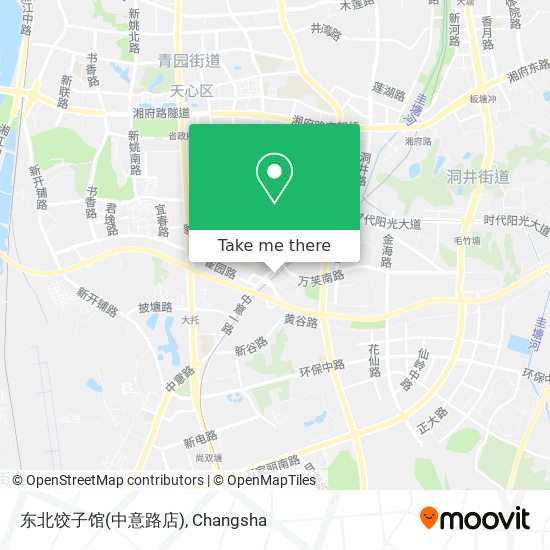 东北饺子馆(中意路店) map