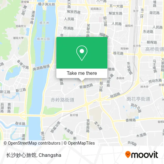 长沙妙心旅馆 map