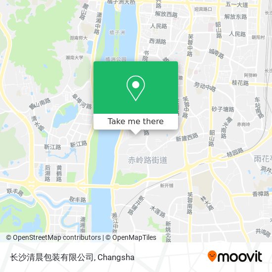 长沙清晨包装有限公司 map