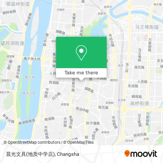 晨光文具(地质中学店) map