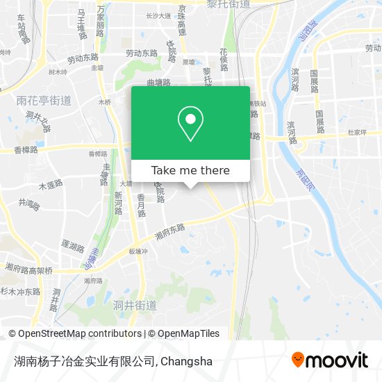湖南杨子冶金实业有限公司 map