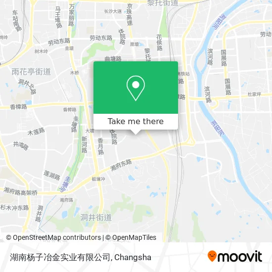 湖南杨子冶金实业有限公司 map