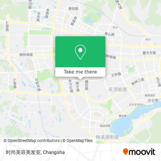 时尚美容美发室 map